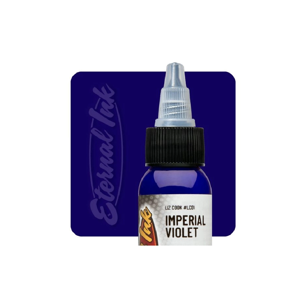 Encre Tattoo Violette - Eternal Ink Liz Cook Imperial Violet - Encre artistique pour entraînement tatouage non reach