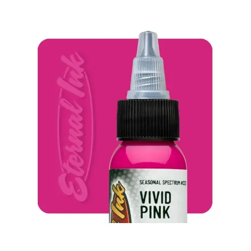[b_NON_REACH_encre_eternal_vivid_pink-102585] Eternal Ink Seasonal Spectrum Vivid Pink - Encre artistique pour entrainement tatouage NON REACH