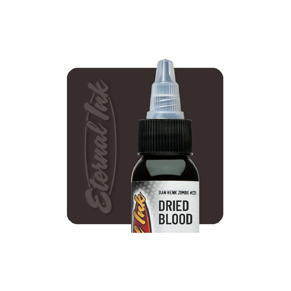 [eternal_zombie_colours_dried_blood] Eternal Ink Zombie Colours Dried Blood - Encre artistique pour entrainement tatouage NON REACH