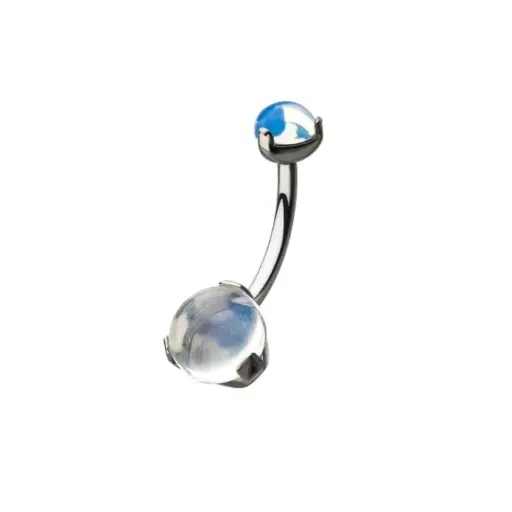 [iv_banane_interne_18] Invictus Banane 18 Titane F136 - Piercing avec pas de vis interne (Copie)