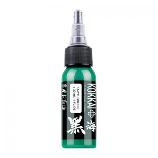 Encre Tattoo Verte - Kokkai Sumi Kaiyo Green - Mélange pour le tatouage reach* 