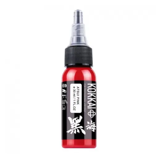 Encre Tattoo Rouge - Kokkai Sumi Atsui Pink - Mélange pour le tatouage reach* 