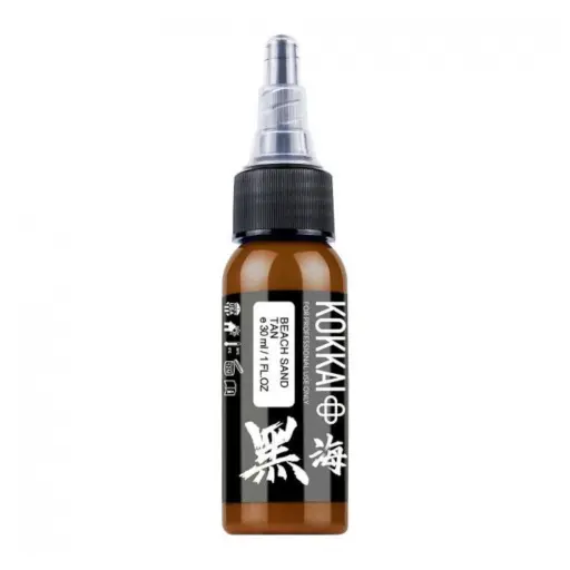 Encre Tattoo Marron - Kokkai Sumi Beach Sand Tan - Mélange pour le tatouage reach* 