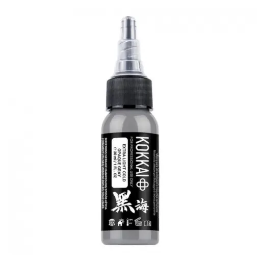 Encre Tattoo Grise - Kokkai Sumi Cold Opaque Grey Extra Light - Mélange pour le tatouage reach* 