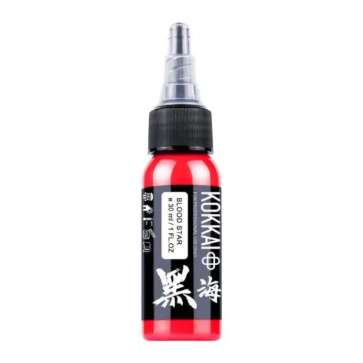 Encre Tattoo Rouge - Kokkai Sumi Blood Star - Mélange pour le tatouage reach* 