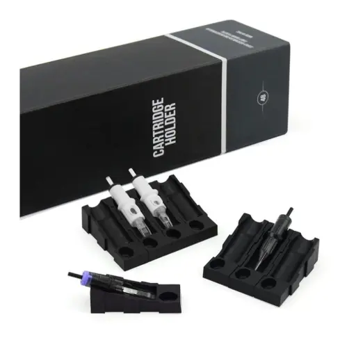 [dv_support_cartouche_modulable-48-SNAP-CARH] Accessoire Tattoo - Cartridge Trays - Boite de 48 supports clipsables jetables pour cartouches de tatouage*