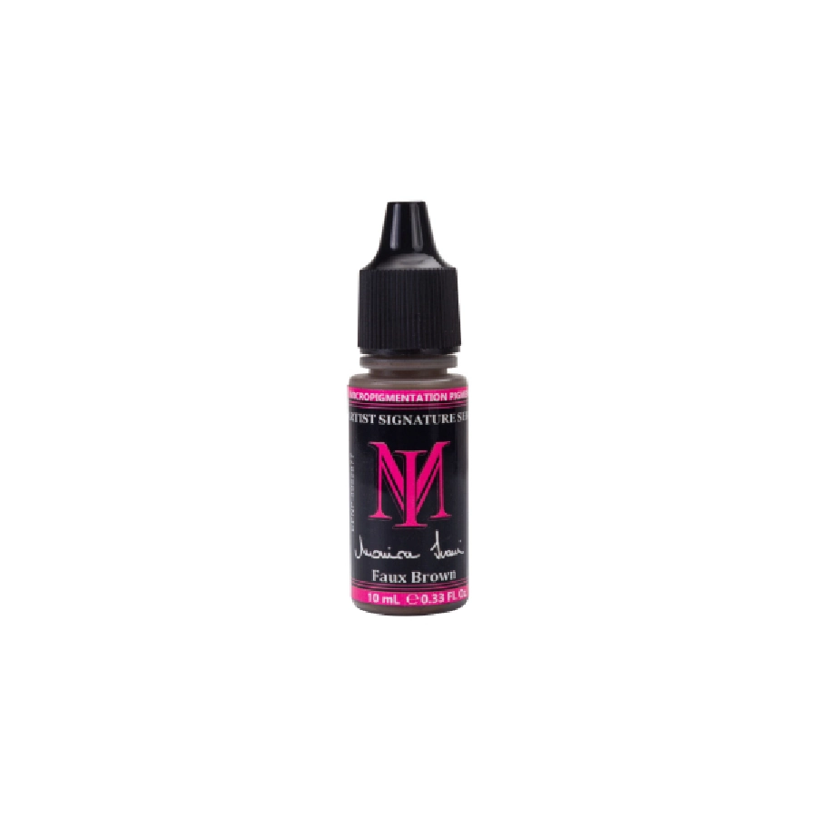 [ki_li_pigments_monica_ivani_faux_brown-LI-MONIVAR10-FAUXBRN] Li Pigments Monica Ivani Signature Series Faux Brown - Mélange pour le maquillage permanent pigment REACH 10ml