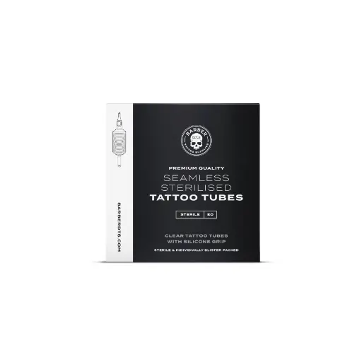 Tube Tattoo - Tube Barber Dts Round - Boite de 15 tubes de tatouage jetable buse ronde