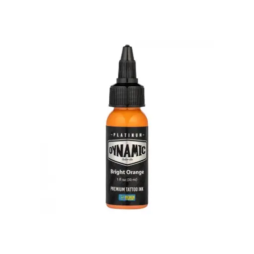 Encre Tattoo Orange - Platinum By Dynamic Bright Orange - Mélange pour le tatouage encre 30 ml reach