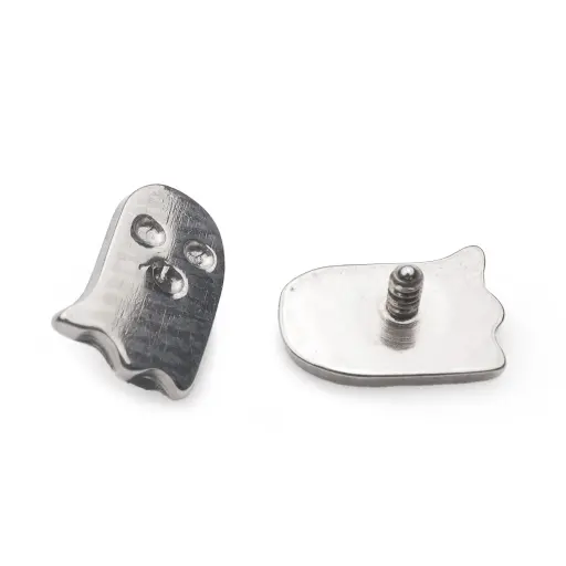 [ns_embout_155-p155_09] Piercing Embout - Titane F136 Gamme Hand Ink - Embout 155 avec pas de vis interne 0,9 mm pour piercing 1,2 mm fantôme 5,5 mm* 