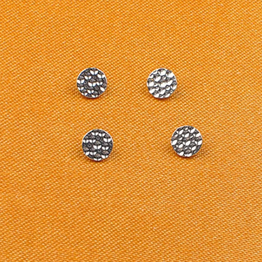 Embout Piercing – Titane F136 Gamme Hand Ink – Embout 070 avec pas de vis interne disque martelé