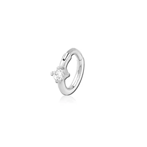 [i_anneau_acier_clicker_CD126] Piercing Anneau - Acier - Anneau clicker 126 avec fermeture à charnière
