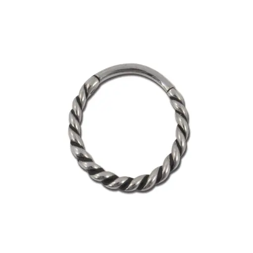 [i_anneau_acier_clicker_CD205] Piercing Anneau - Acier - Anneau clicker 205 avec fermeture à charnière