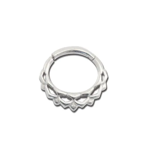 [i_anneau_acier_clicker_CD104] Piercing Anneau - Acier - Anneau clicker 104 avec fermeture à charnière