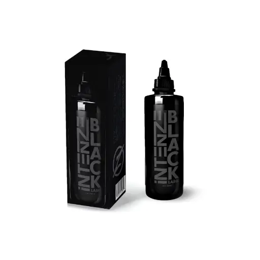 [ki_intenze_black_label / INT240-BLKLABEL] Encre Tattoo Noire - Intenze Ink Black Label - Mélange pour le tatouage encre reach 237 ml noir polyvalent