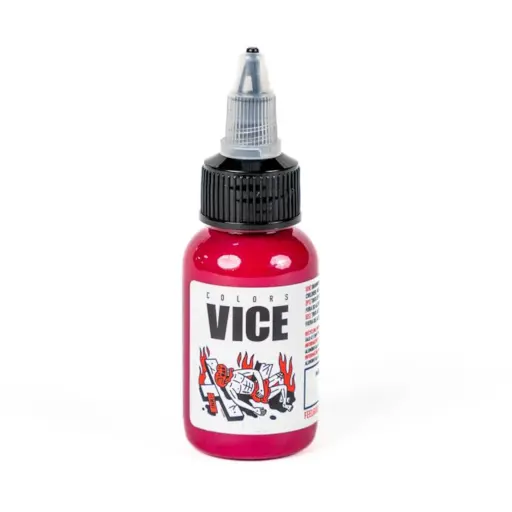 [b_NON_REACH_encre_vice_magenta-780858] Encre Entrainement Tattoo Rouge - Vice Colors Magenta - Encre artistique pour l'entrainement au tatouage NON REACH 30 ml*