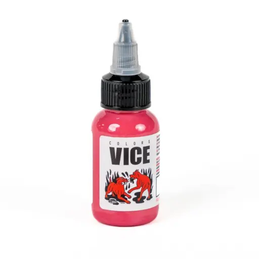 [b_NON_REACH_encre_vice_lara_pink-780859] Encre Entrainement Tattoo Rose - Vice Colors Lara's Pink - Encre artistique pour l'entrainement au tatouage NON REACH 30 ml* 