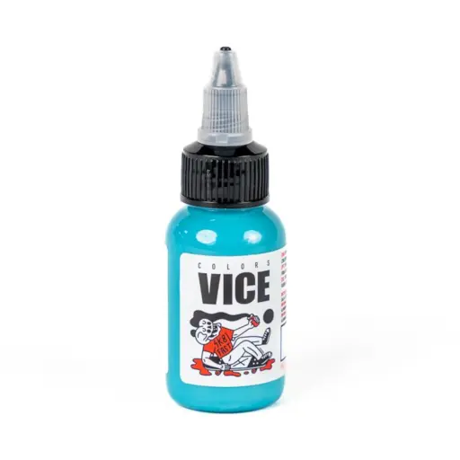 [b_NON_REACH_encre_vice_miami_vice-780861] Encre Entrainement Tattoo Bleue - Vice Colors Miami Vice - Encre artistique pour l'entrainement au tatouage NON REACH 30 ml* 