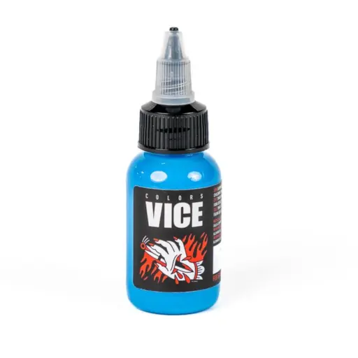 [b_NON_REACH_encre_vice_buonasera-780862] Encre Entrainement Tattoo Bleue - Vice Colors Buonasera Blue - Encre artistique pour l'entrainement au tatouage NON REACH 30 ml* 
