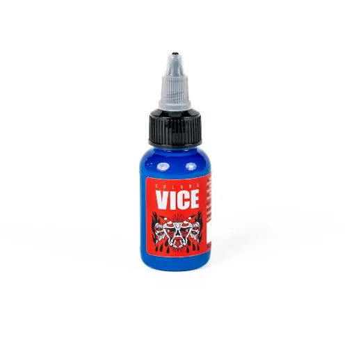 [b_vice_pitufo-780864] Encre Dessin - Vice Colors Pitufo Blue - Encre artistique pour l'entrainement au tatouage NON reach 30 ml