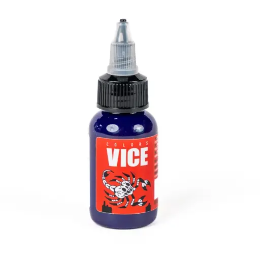 [b_NON_REACH_encre_vice_deep_purple-780865] Encre Entrainement Tattoo Violette - Vice Colors Deep Purple - Encre artistique pour l'entrainement au tatouage NON REACH 30 ml* 