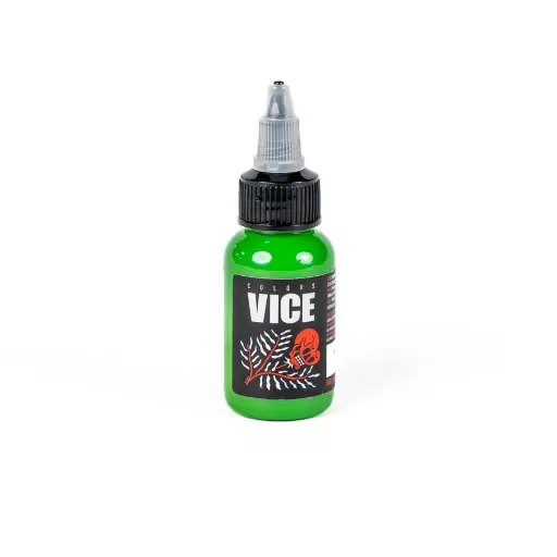 [b_vice_green_hulk-780866] Encre Dessin - Vice Colors Green Hulk - Encre artistique pour l'entrainement au tatouage NON reach 30 ml