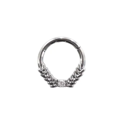 [i_anneau_titane_clicker_CD303] Piercing Anneau - Titane - Anneau clicker 303 avec fermeture à charnière