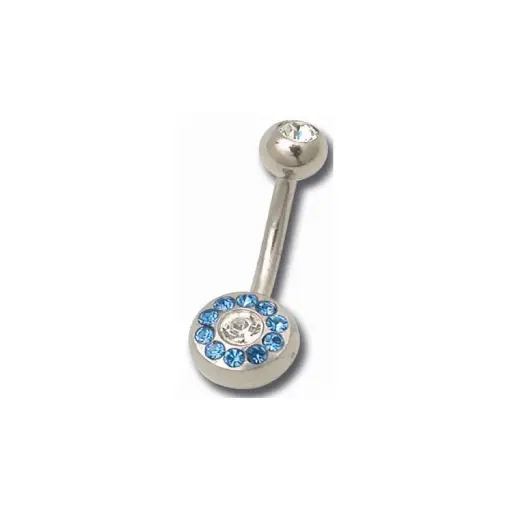 [i_banane_acier_nombril_ND8701] Piercing Banane - Acier - Banane pour nombril 87