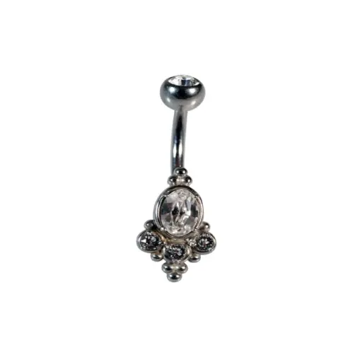 [i_banane_acier_nombril_NF558] Piercing Banane - Acier - Banane pour nombril 558