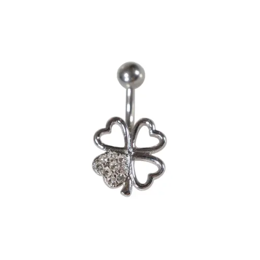 [i_banane_acier_nombril_NF566] Piercing Banane - Acier - Banane pour nombril 566
