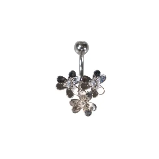 [i_banane_acier_nombril_NF567] Piercing Banane - Acier - Banane pour nombril 567