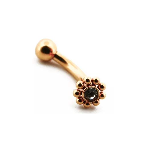 Piercing Banane - Acier Pvd Gold - Banane 165