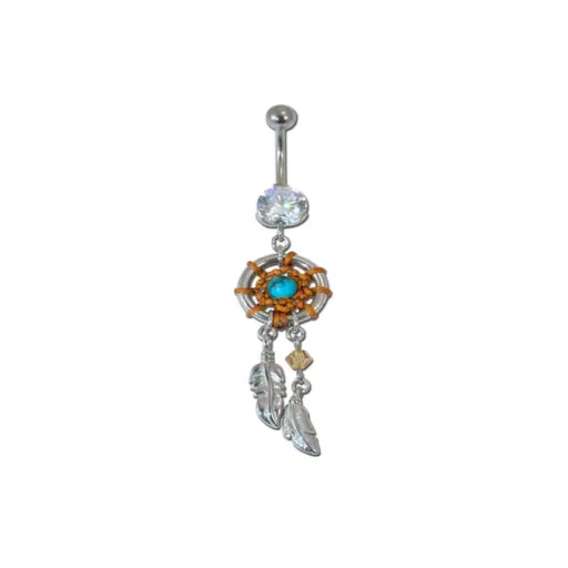 [i_banane_acier_fantaisie_nombril_NF396] Piercing Banane - Acier - Banane fantaisie pour nombril 396