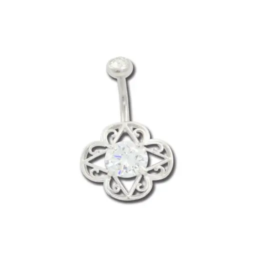 [i_banane_acier_fantaisie_nombril_NF521] Piercing Banane - Acier - Banane fantaisie pour nombril 521