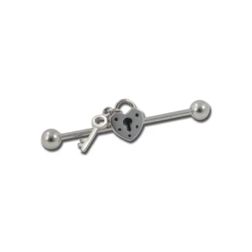 [i_barbell_acier_industriel_HD230] Piercing Barbell - Acier - Barbell industriel 230