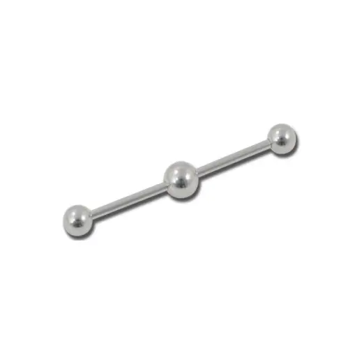 [i_barbell_acier_industriel_HD235] Piercing Barbell - Acier - Barbell industriel 235