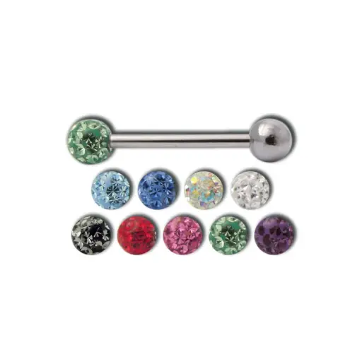 Piercing Barbell - Acier - Barbell 133 - 9 coloris