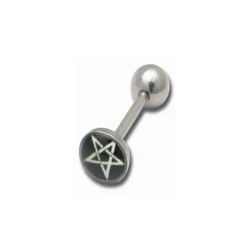 [i_barbell_acier_HD7319] Piercing Barbell - Acier - Barbell Motif 319