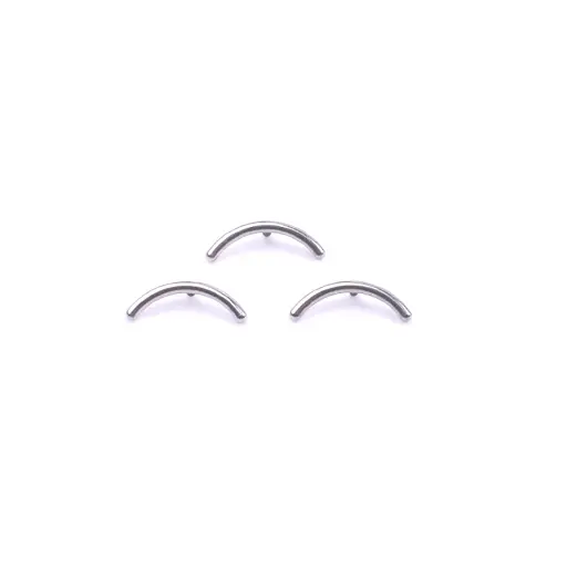 [ns_embout_249-p249_09] Piercing Embout - Titane F136 Gamme Hand Ink - Embout 249 avec pas de vis interne 0,9 mm pour piercing 1,2 mm courbe 10 mm*