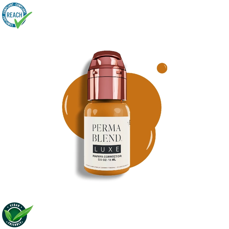 [ki_perma_blend_luxe_papaya_corrector-LXPYC1] Perma Blend Luxe Papaya Corrector - Mélange pour le maquillage permanent pigment REACH 15ml