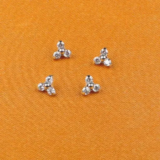 Embout Piercing - Titane F136 Gamme Hand Ink - Embout 13 avec pas de vis interne trinité