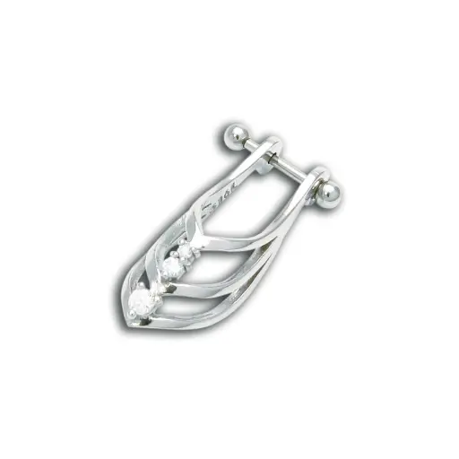 [i_barbell_acier_cartilage_HD146] Piercing Barbell - Acier - Barbell spécial cartilage 146