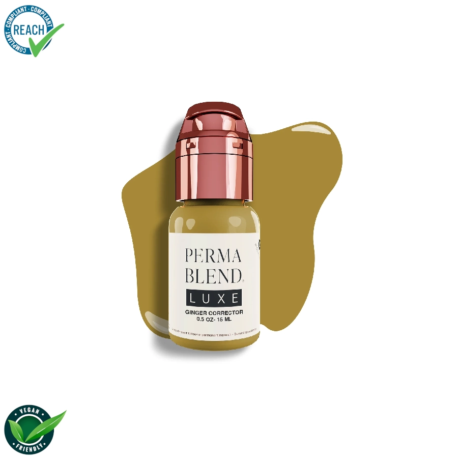[ki_perma_blend_luxe_ginger_corrector-LXGNC1] Perma Blend Luxe Ginger Corrector - Mélange pour le maquillage permanent pigment REACH 15ml