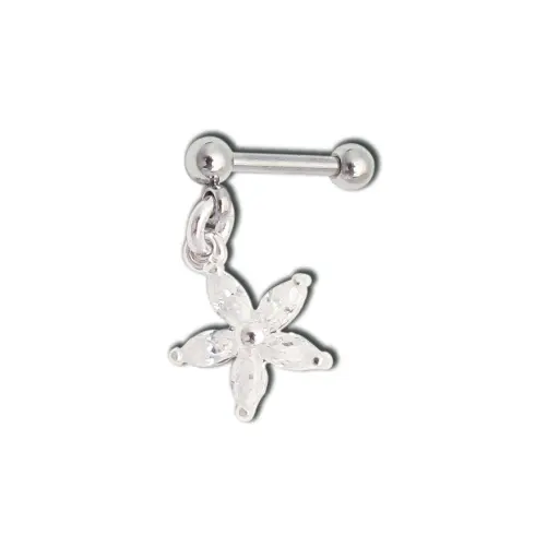 [i_barbell_acier_tragus_HD157] Piercing Barbell - Acier - Barbell spécial tragus 157