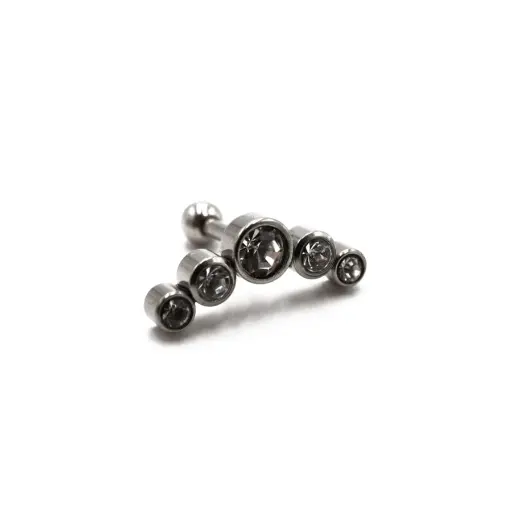 [i_barbell_acier_tragus_HD182] Piercing Barbell - Acier - Barbell spécial tragus 182