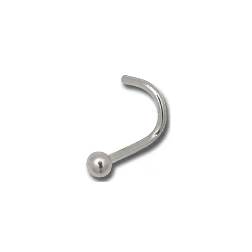 Piercing Stud - Acier - Stud de nez en acier boule 03