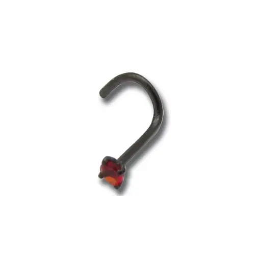 Piercing Stud - Acier Noir - Stud de nez en acier noir 85 - Plusieurs coloris