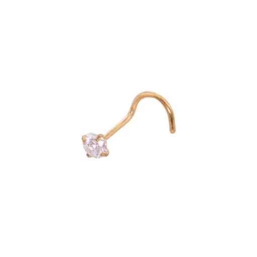 Piercing Stud - Acier Doré Rose - Stud de nez acier doré rose 85 - Plusieurs tailles