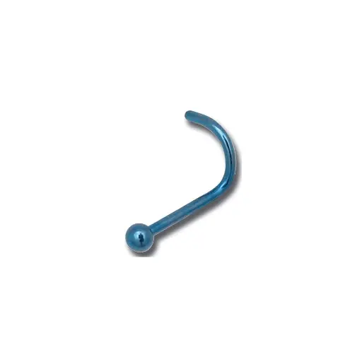 Piercing Stud - Titane - Stud de nez en titane coloré - 2 coloris 