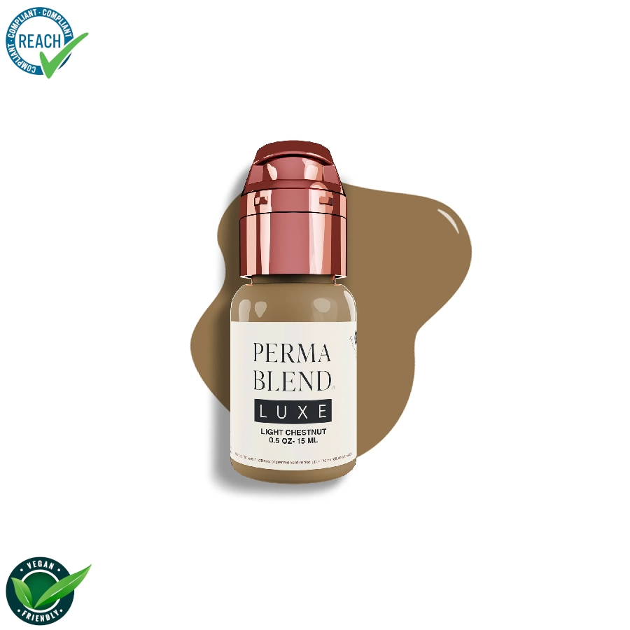 [ki_perma_blend_luxe_light_chestnust-LXLCH1] Perma Blend Luxe Light Chestnut - Mélange pour le maquillage permanent pigment REACH 15ml